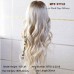MTO 4 wig type Opational  3T Balayage Dark Ash Bray Fall Into Silver Blonde With Natural Blonde Highlights Color hairstyle Human Hair Wig